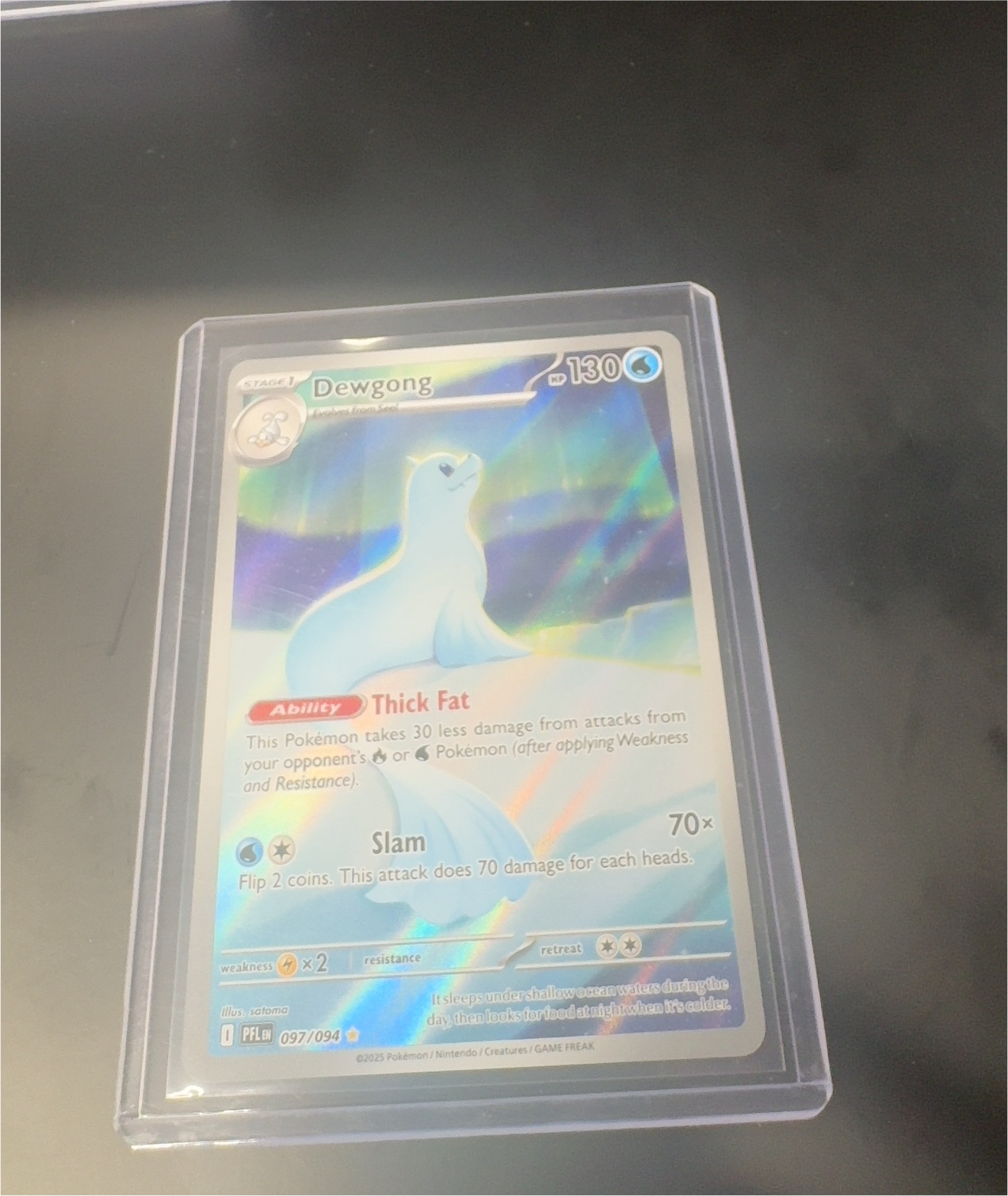 2025 Pokémon Phantasmal Flames #097 Dewgong — front