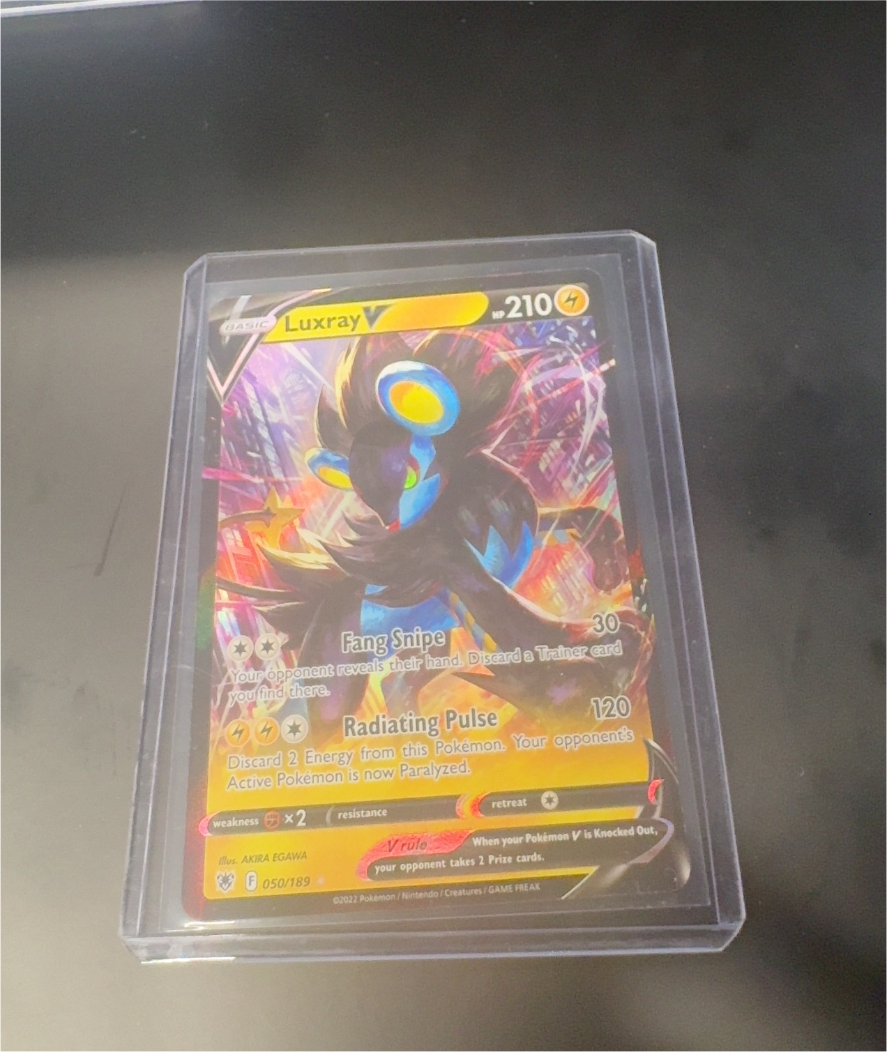 2022 Pokémon Brilliant Stars #050 Luxray V — front