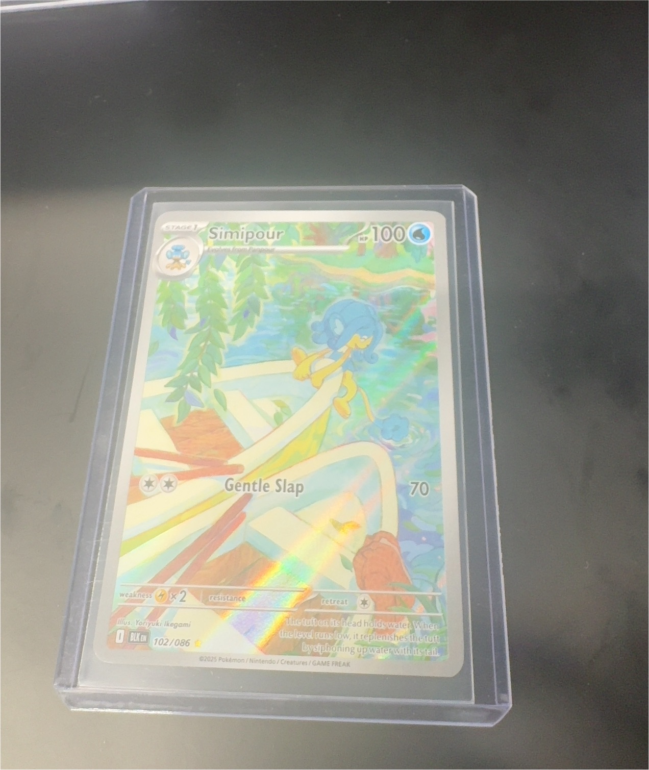 2025 Pokémon #102 Simipour — front