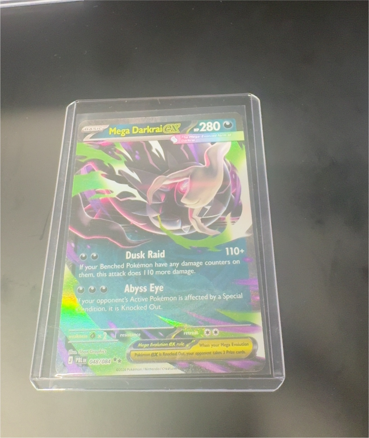 2026 Pokémon #048 Mega Darkrai ex — front