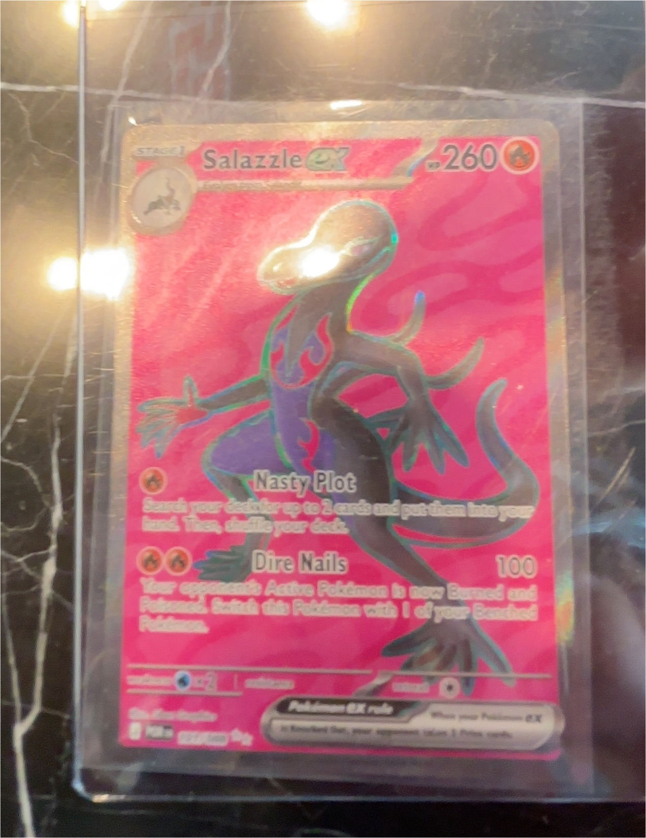 2026 Pokémon Salazzle ex — front