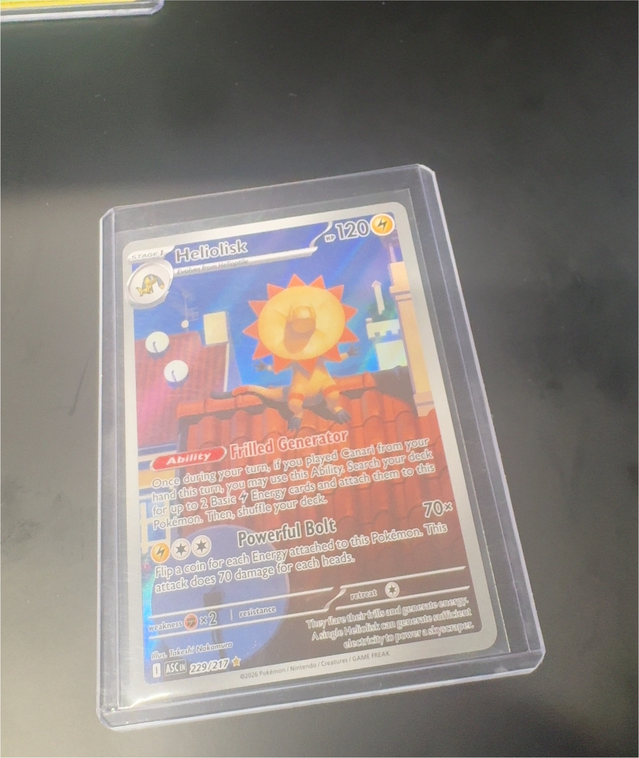 2026 Pokémon #229 Heliolisk — front