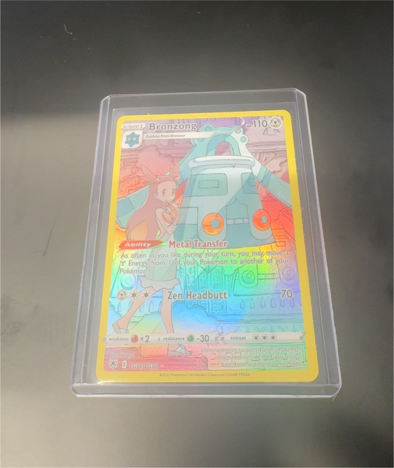 2022 Pokémon Sword & Shield—Brilliant Stars Trainer Gallery #TG11 Bronzong — front