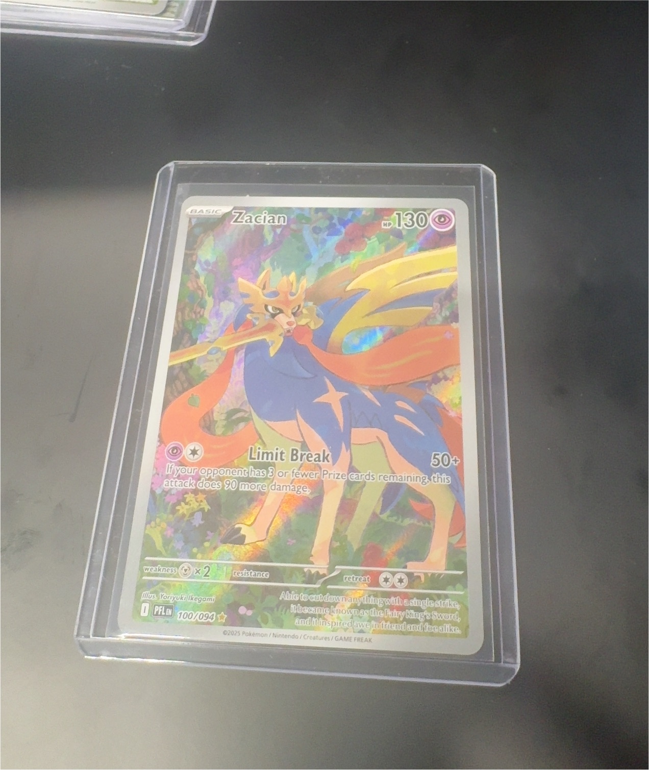 2025 Pokémon Phantasmal Flames #100 Zacian — front