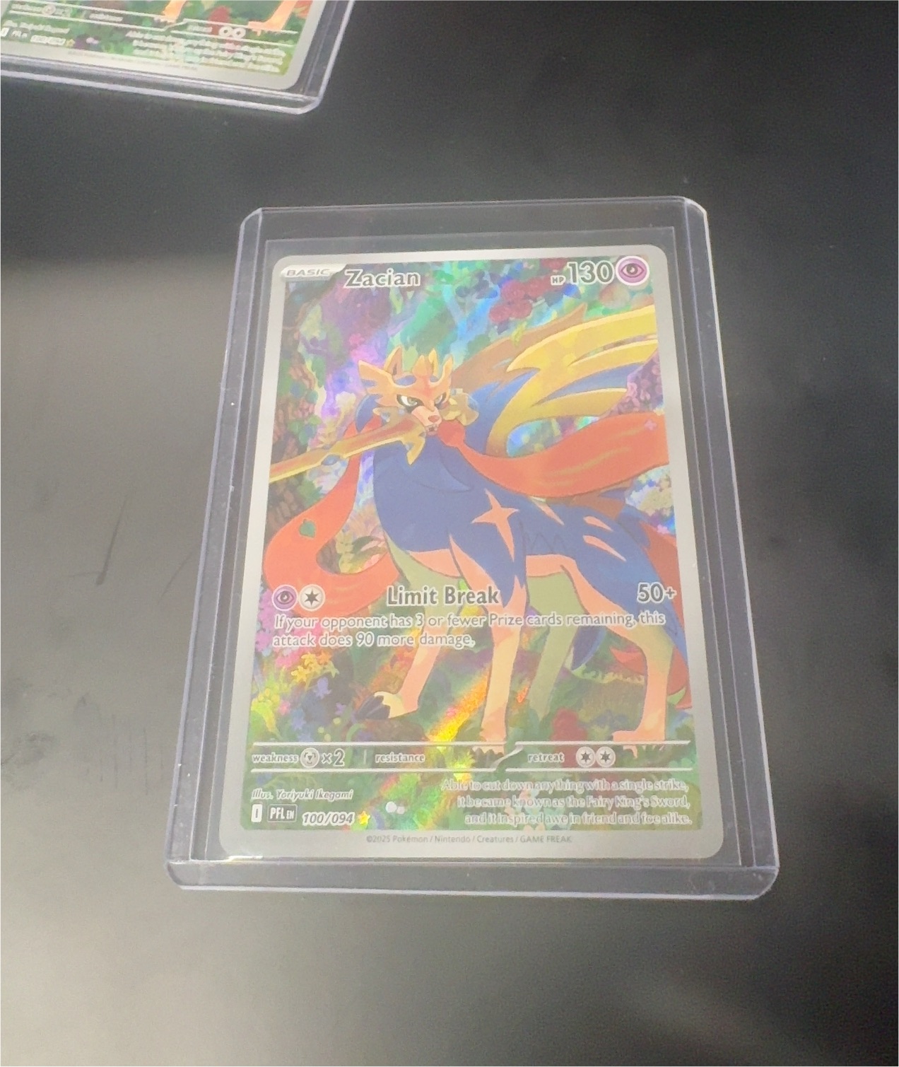 2025 Pokémon Mega Evolution—Mega Brave #100 Zacian — front