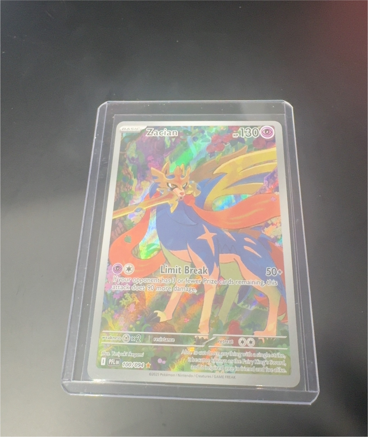 2025 Pokémon #100 Zacian — front
