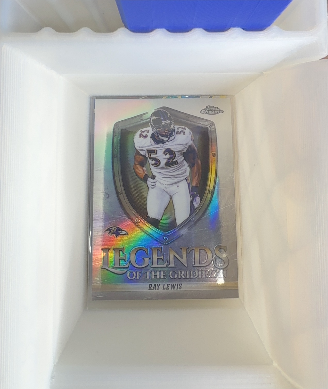 2009 Topps Chrome Legends of the Gridiron #LG-RL Ray Lewis — front