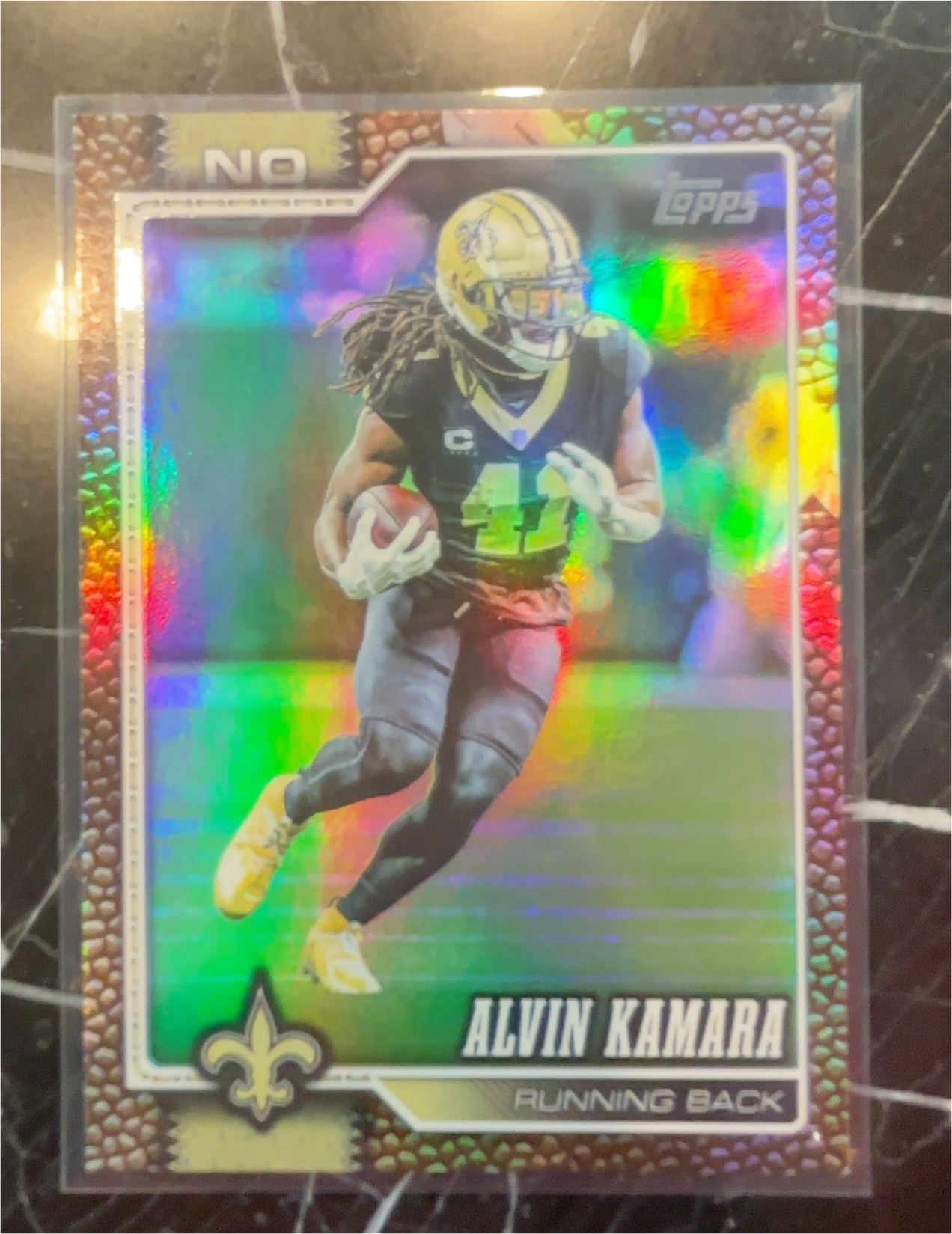 2019 Topps Total Football Alvin Kamara — front