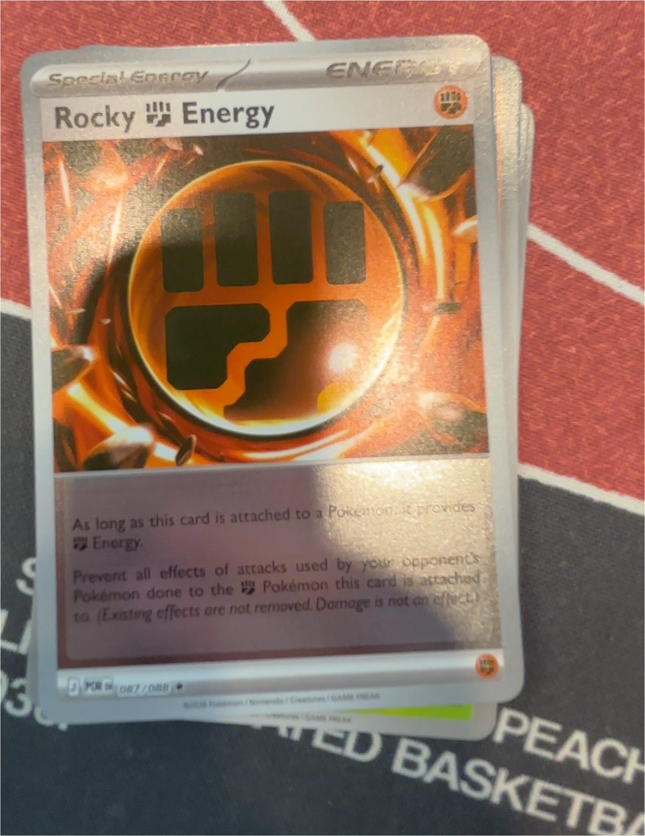 2025 Pokémon #002 Rocky Energy — front