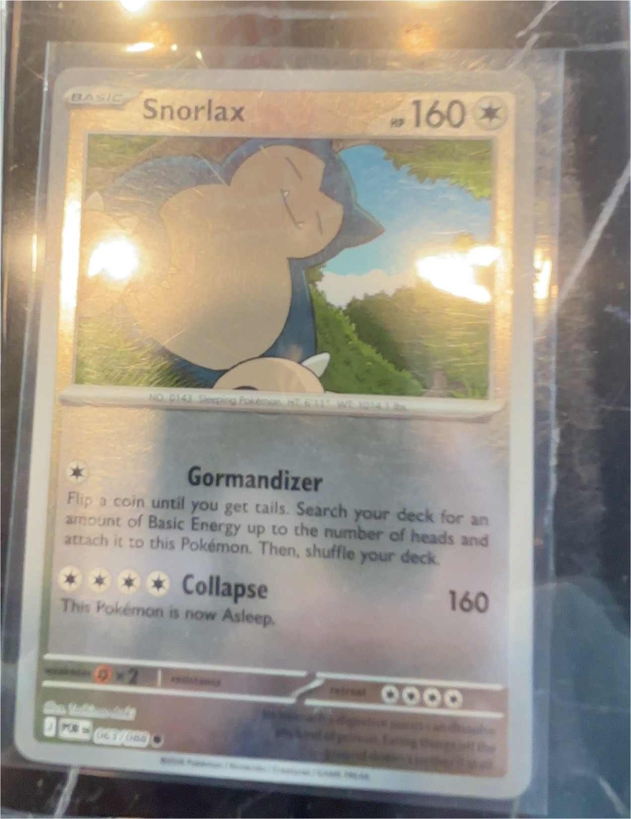 2024 Pokémon Twilight Masquerade #143 Snorlax — front