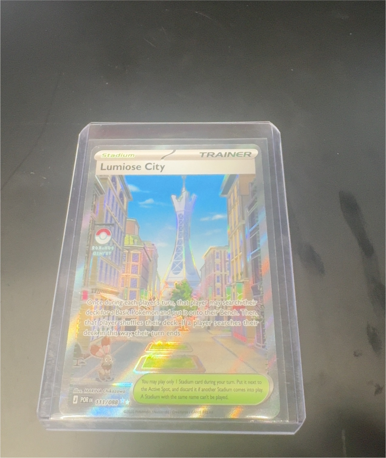 2026 Pokémon Mega Evolution—Perfect Order #111 Lumiose City — front