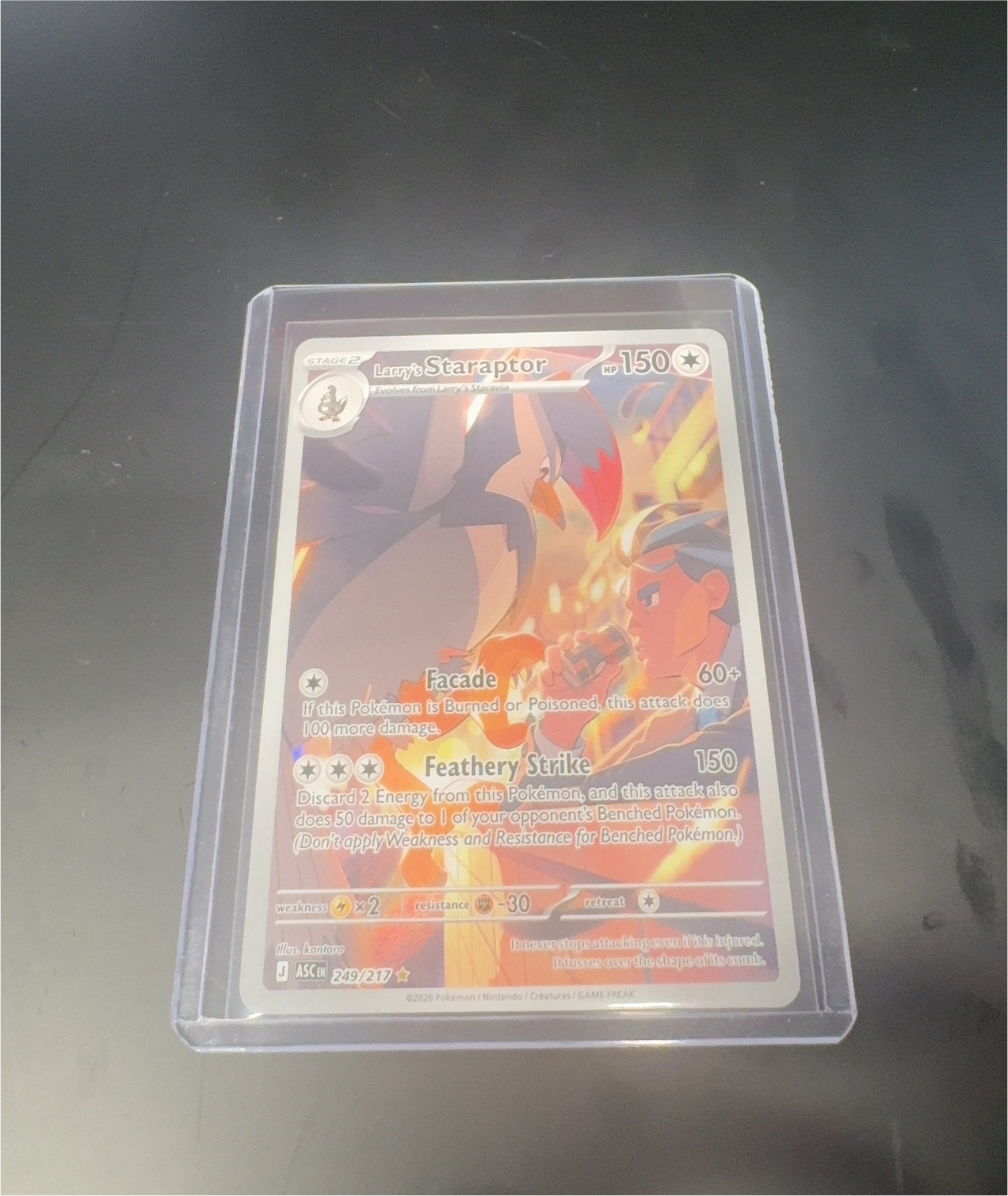 2026 Pokémon Mega Evolution—Ascended Heroes #249 Larry's Staraptor — front