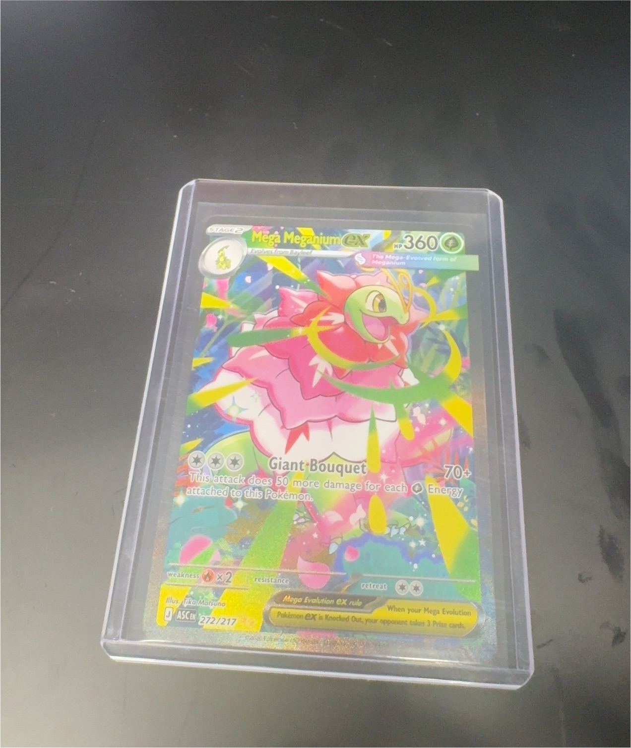 2025 Pokémon Mega Evolution #272 Mega Meganium ex — front