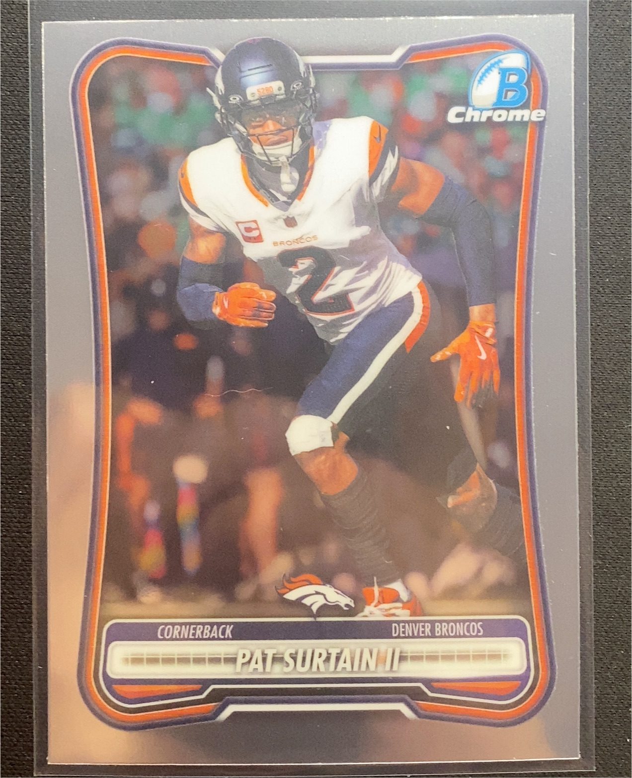 2021 Bowman Chrome #91 Pat Surtain II — front