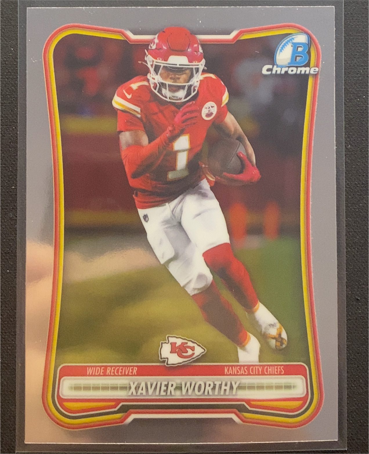 2024 Bowman Chrome #150 Xavier Worthy — front