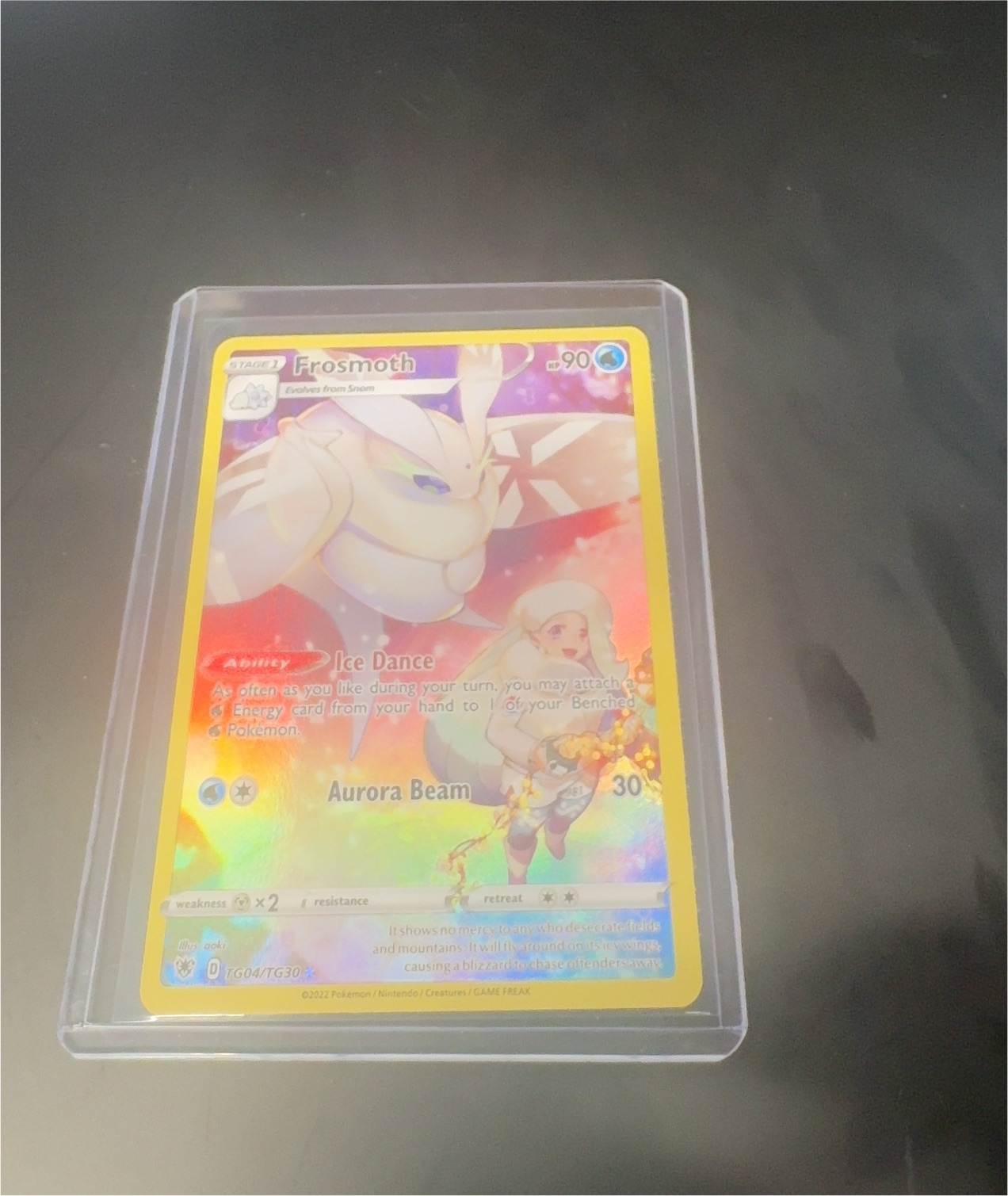 2022 Pokémon Brilliant Stars Trainer Gallery #TG04 Frosmoth — front
