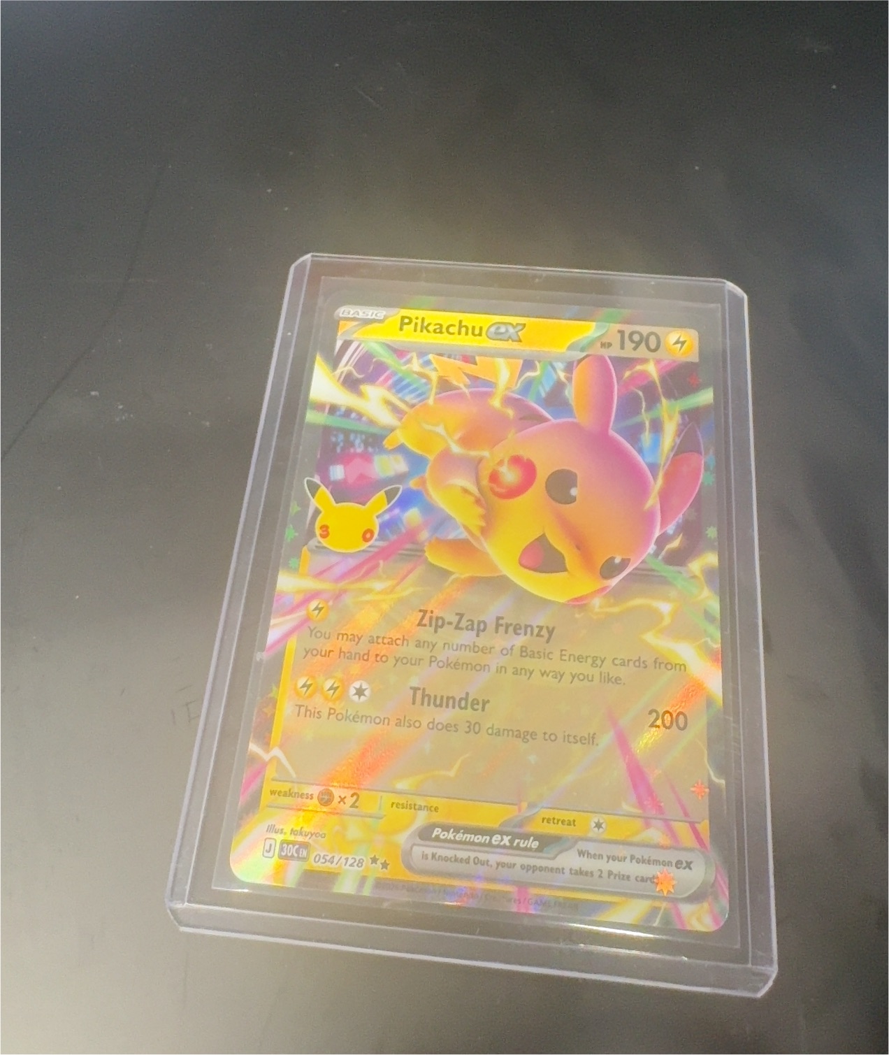 2025 Pokémon #054 Pikachu ex — front