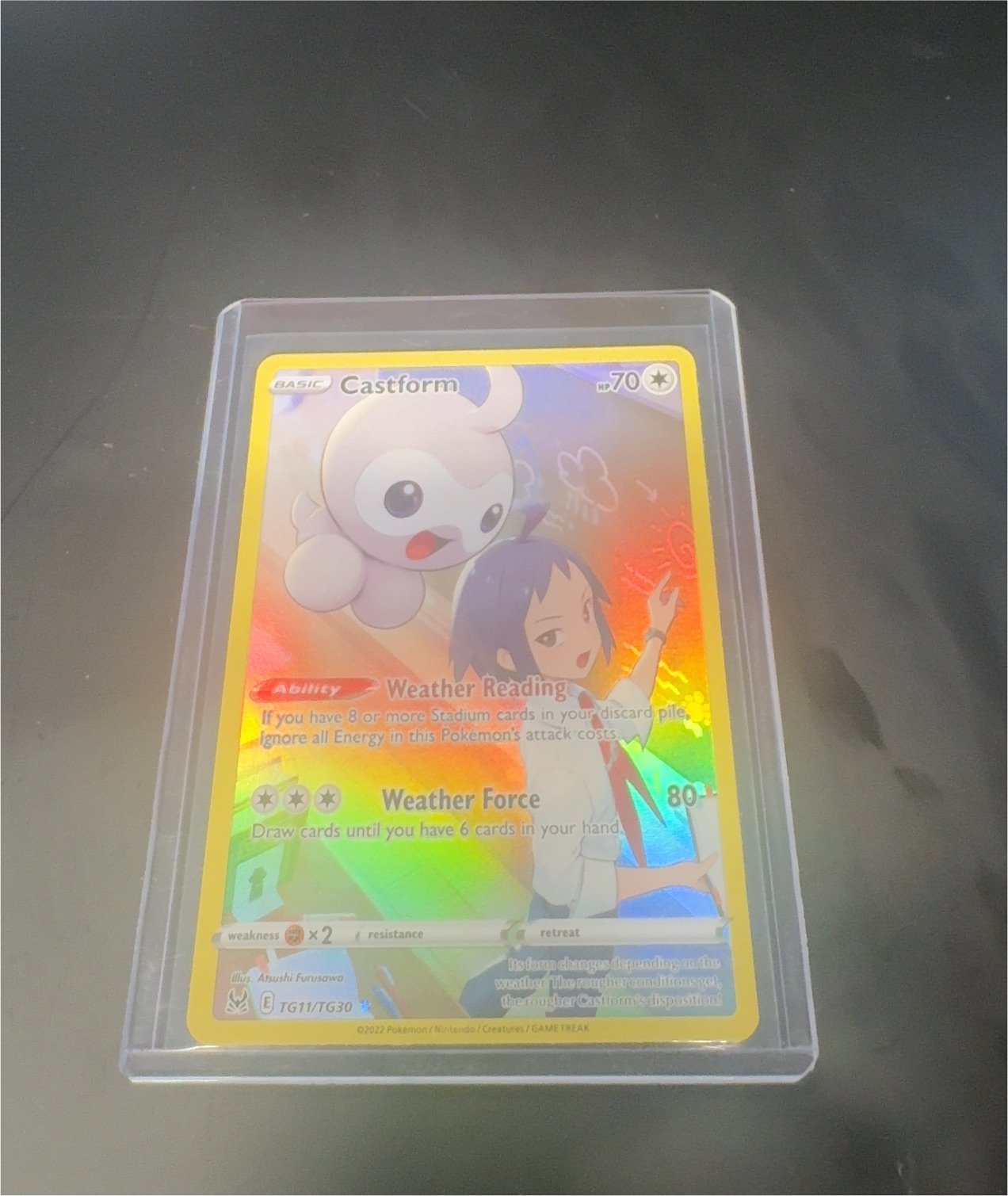 2022 Pokémon TG11 Castform — front