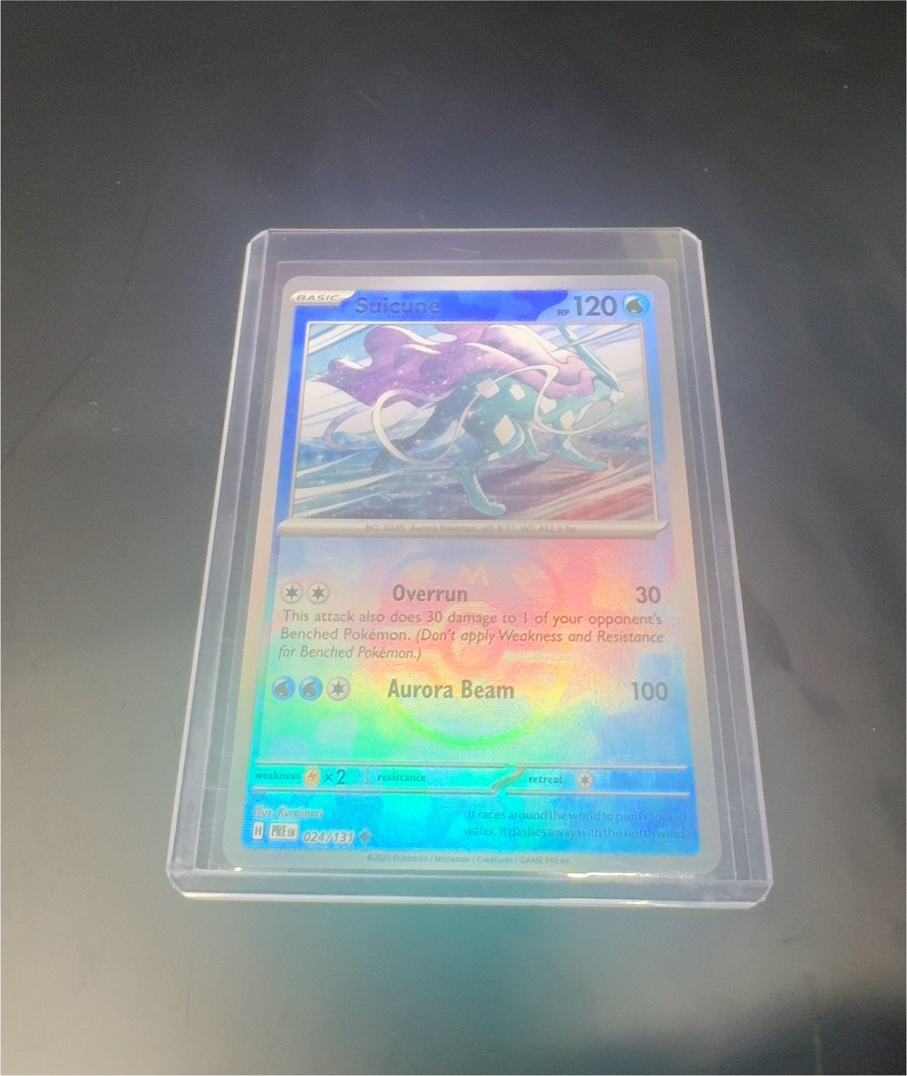 2025 Pokémon #024 Suicune — front