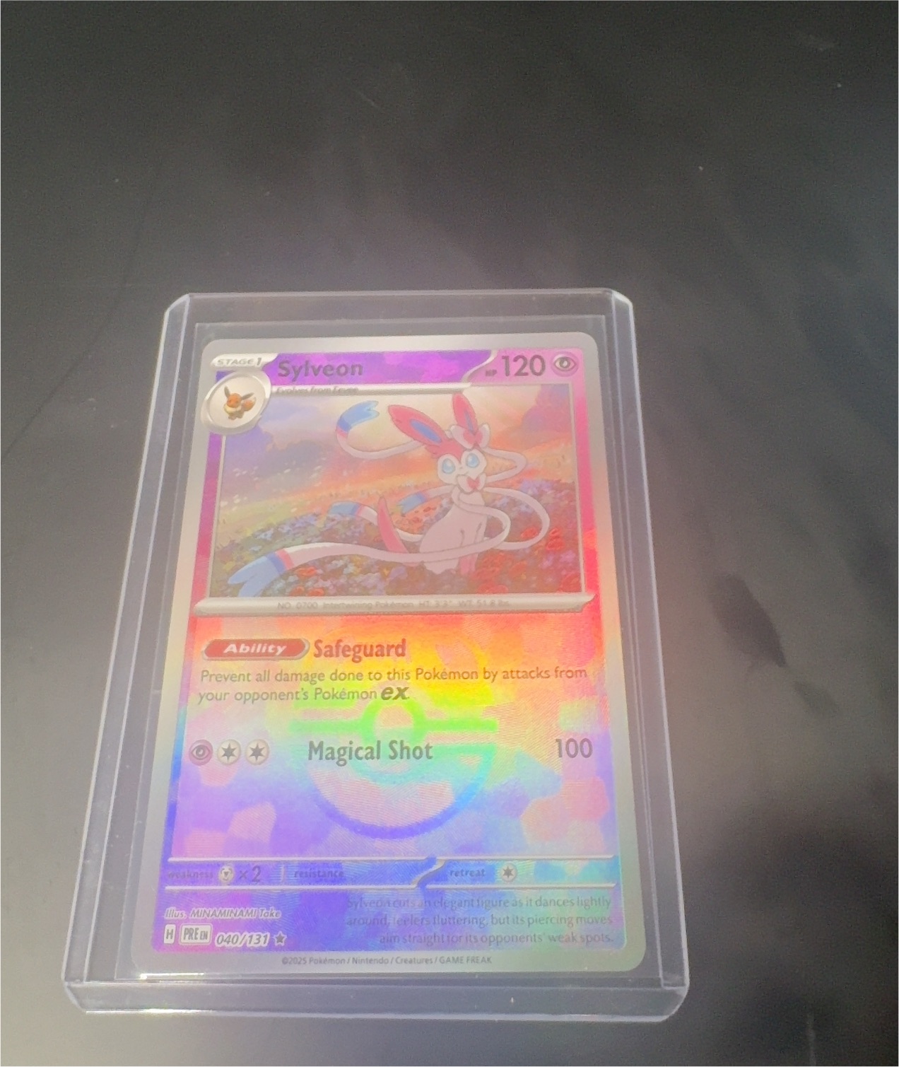 2025 Pokémon #040 Sylveon ex — front