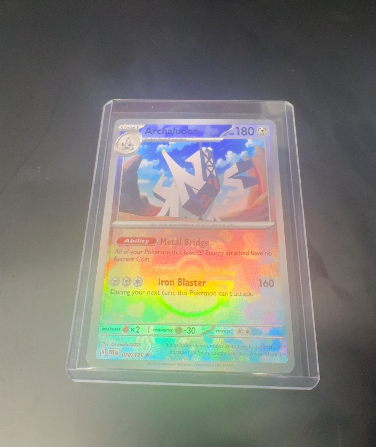 2025 Pokémon Mega Evolution #070 Archaludon — front