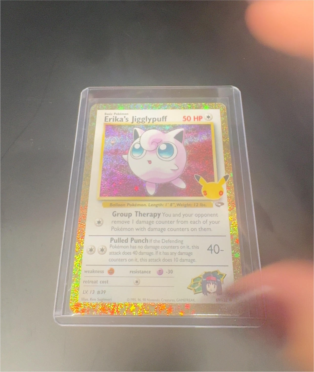 2000 Pokémon Gym Heroes #39 Erika's Jigglypuff — front