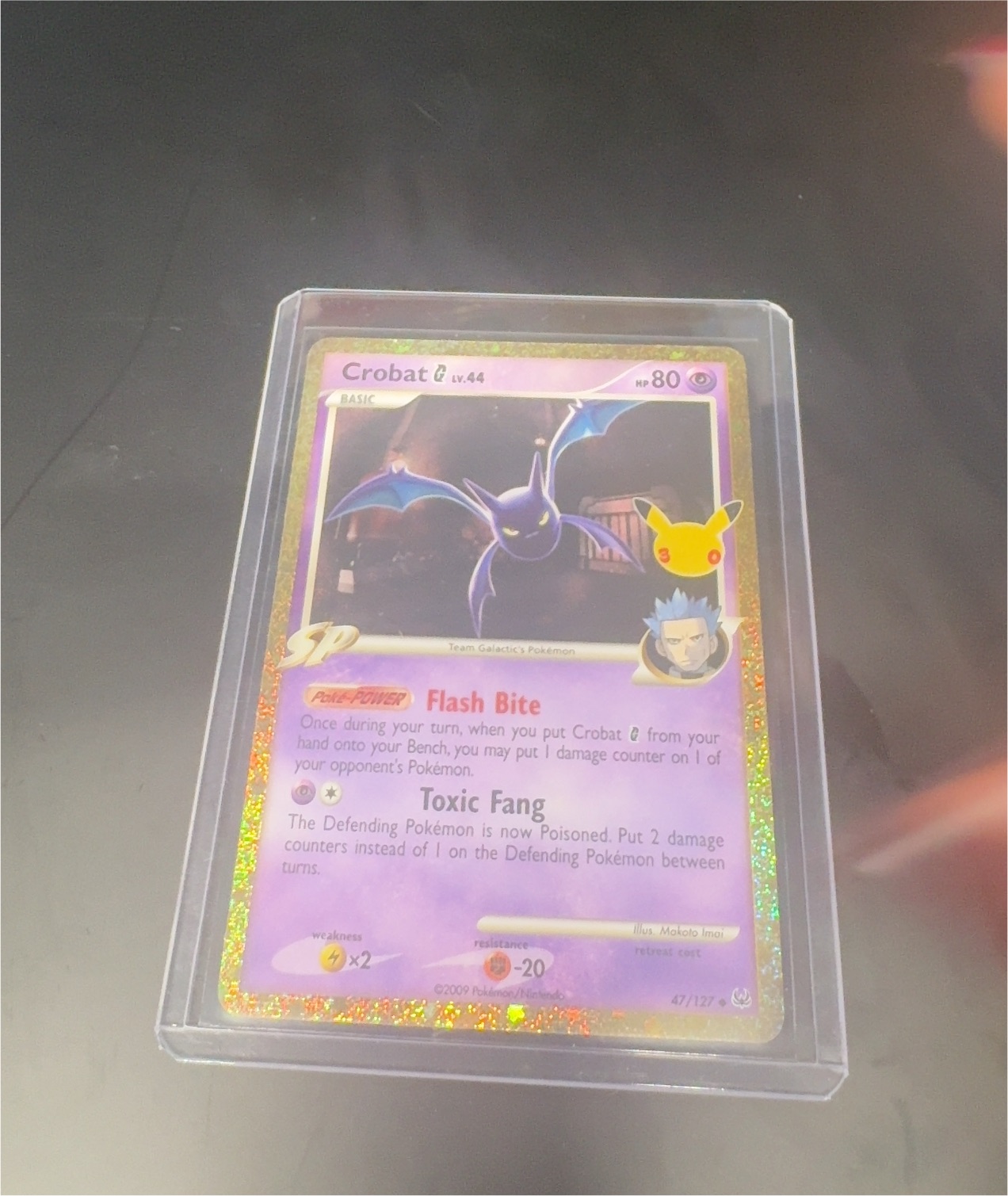 2009 Pokémon Platinum #47 Crobat G — front