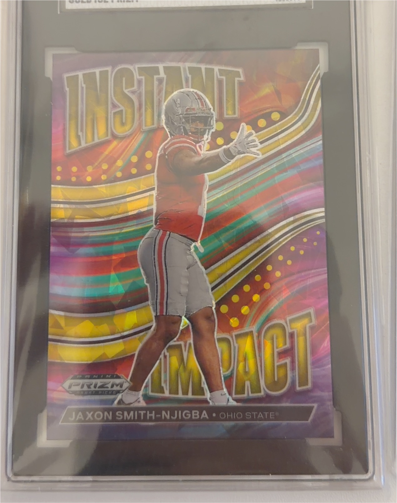 2023 Panini Prizm Draft Picks Instant Impact #II-JSN Jaxon Smith-Njigba — front