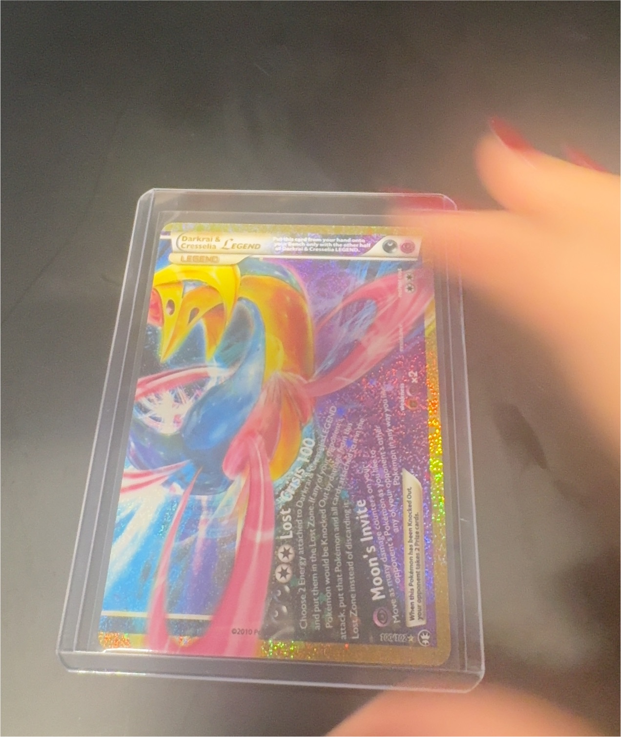 2010 Pokémon #100 Darkrai & Cresselia LEGEND — front