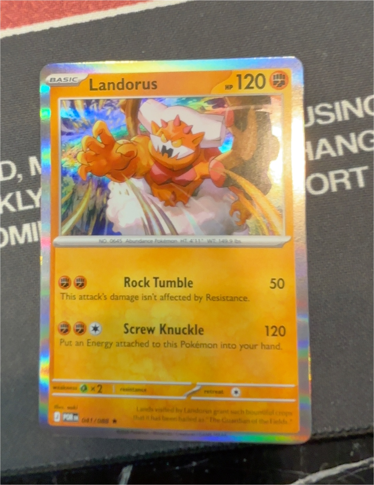 2022 Pokémon Lost Origin #064 Landorus — front