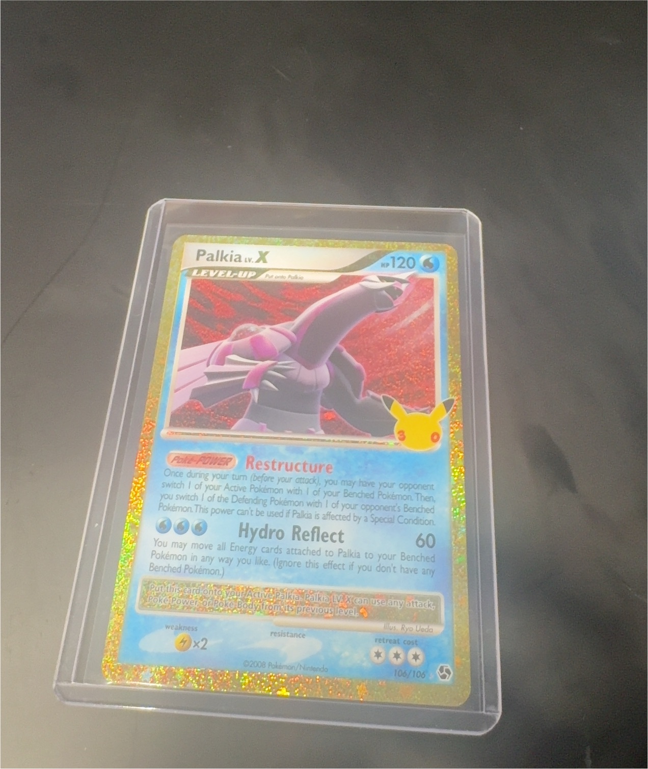 2008 Pokémon Great Encounters #106 Palkia LV.X — front