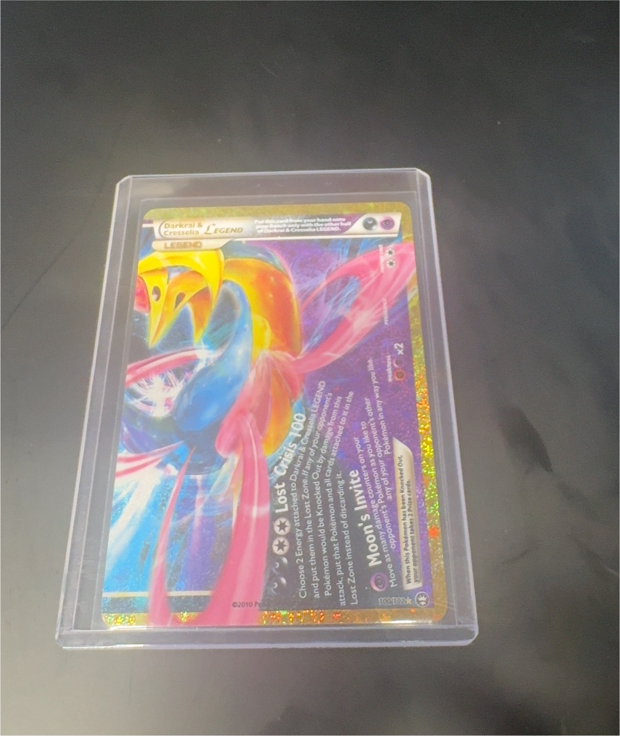 2010 Pokémon Darkrai & Cresselia LEGEND #100 — front