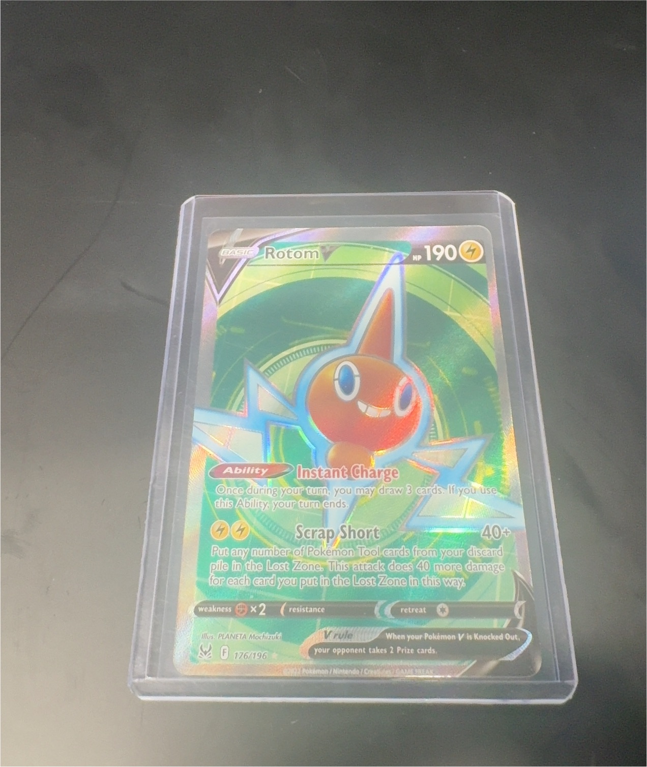 2022 Pokémon Lost Origin #176 Rotom V — front