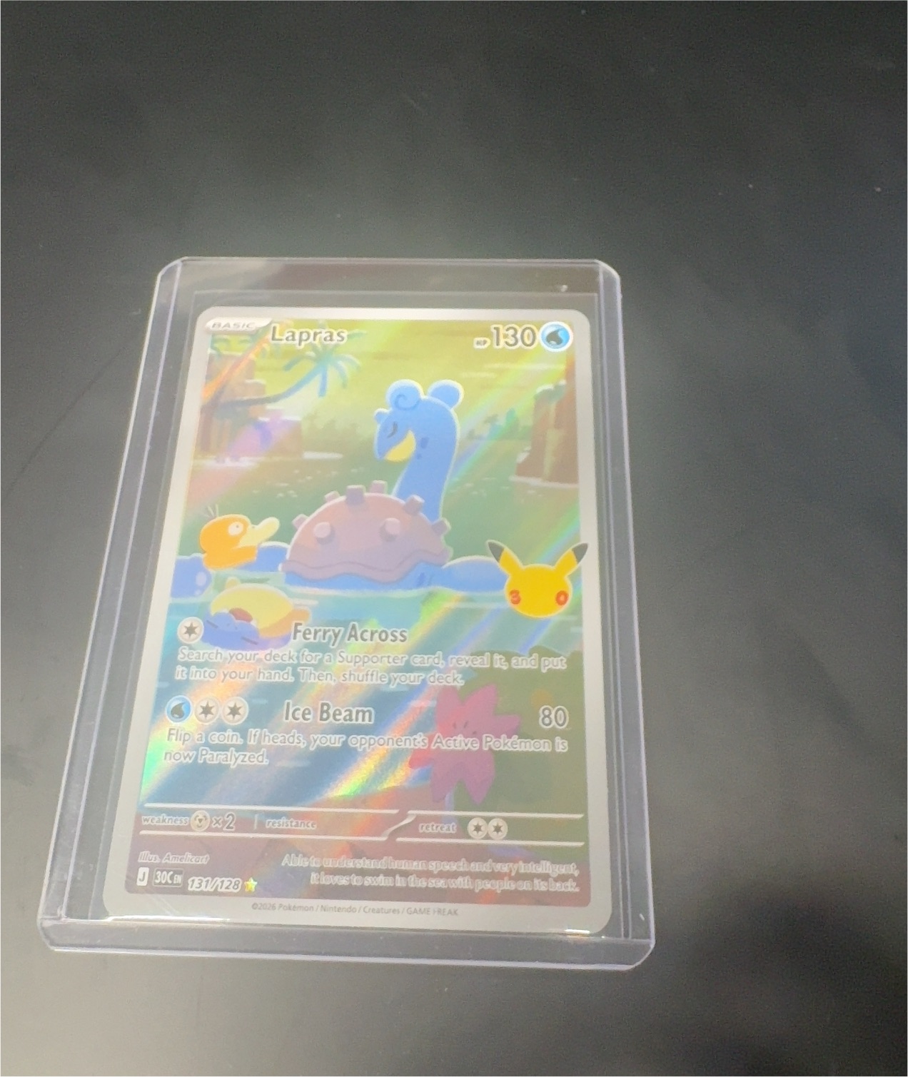 2026 Pokémon #13 Lapras — front