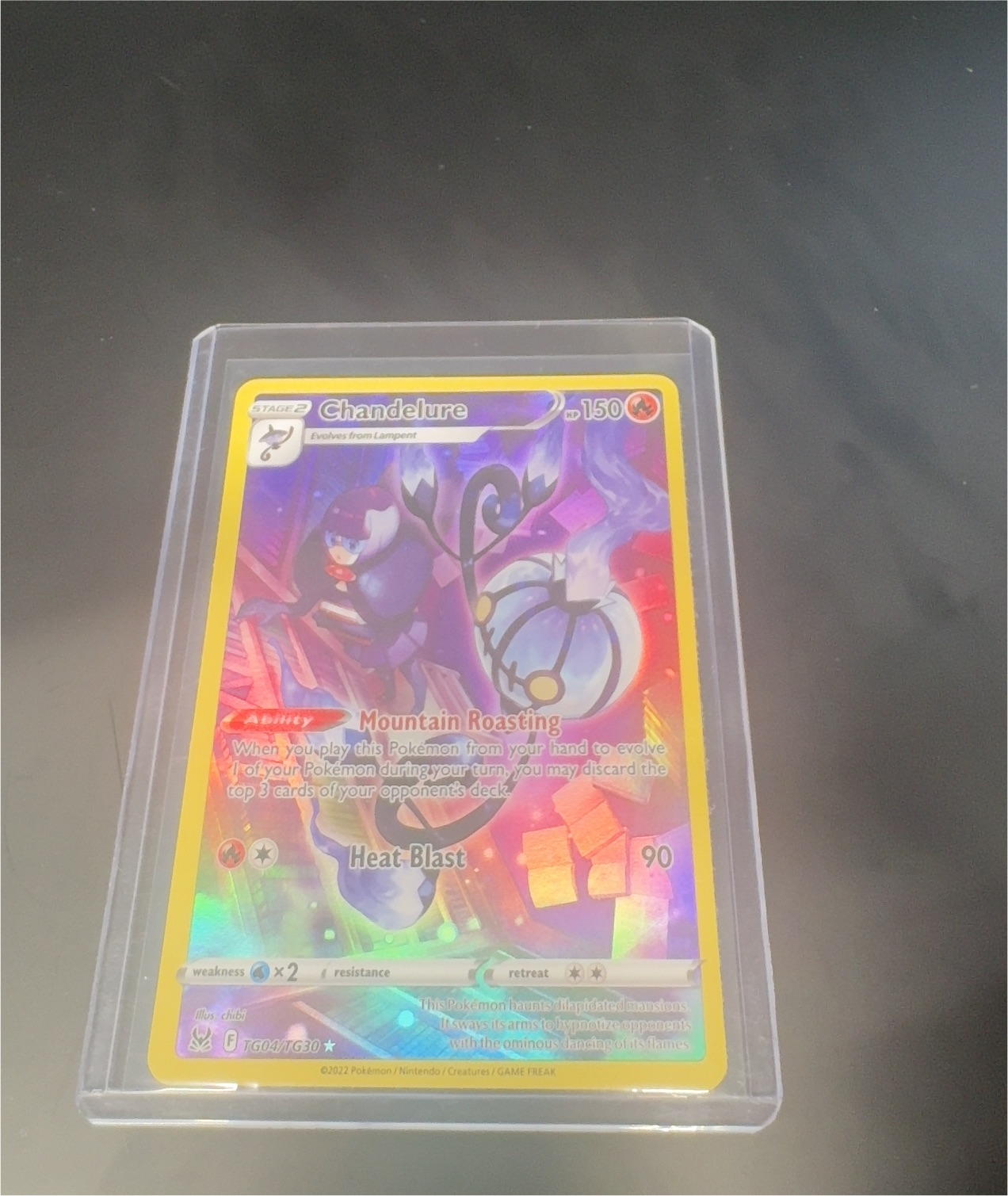 2022 Pokémon Lost Origin #TG04 Chandelure — front