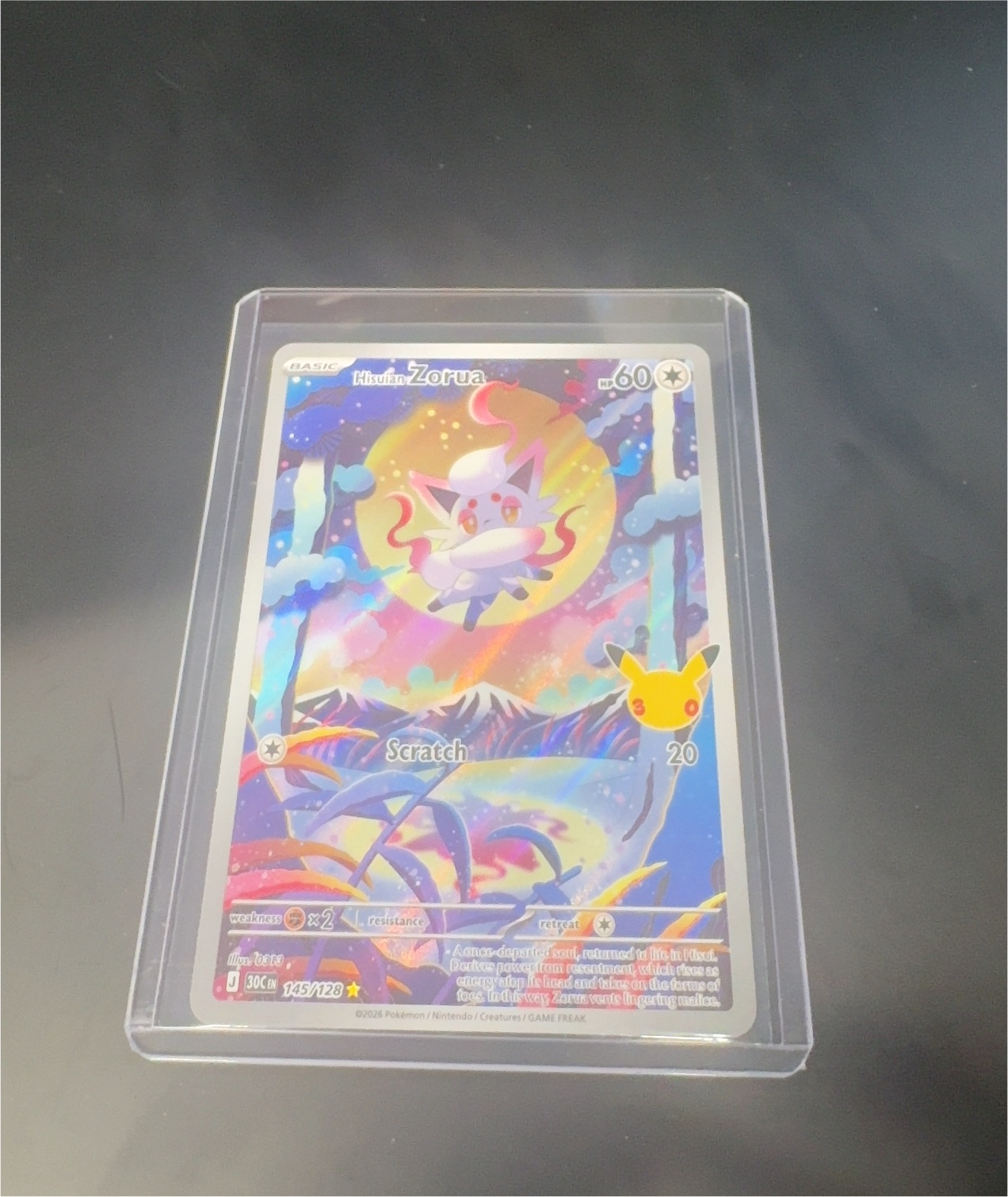 2026 Pokémon 045 Hisuian Zorua — front