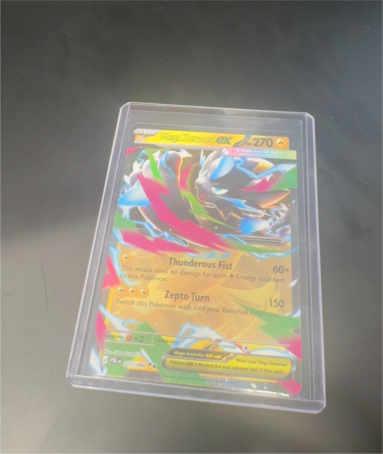 2026 Pokémon #027 Mega Zeraora ex — front