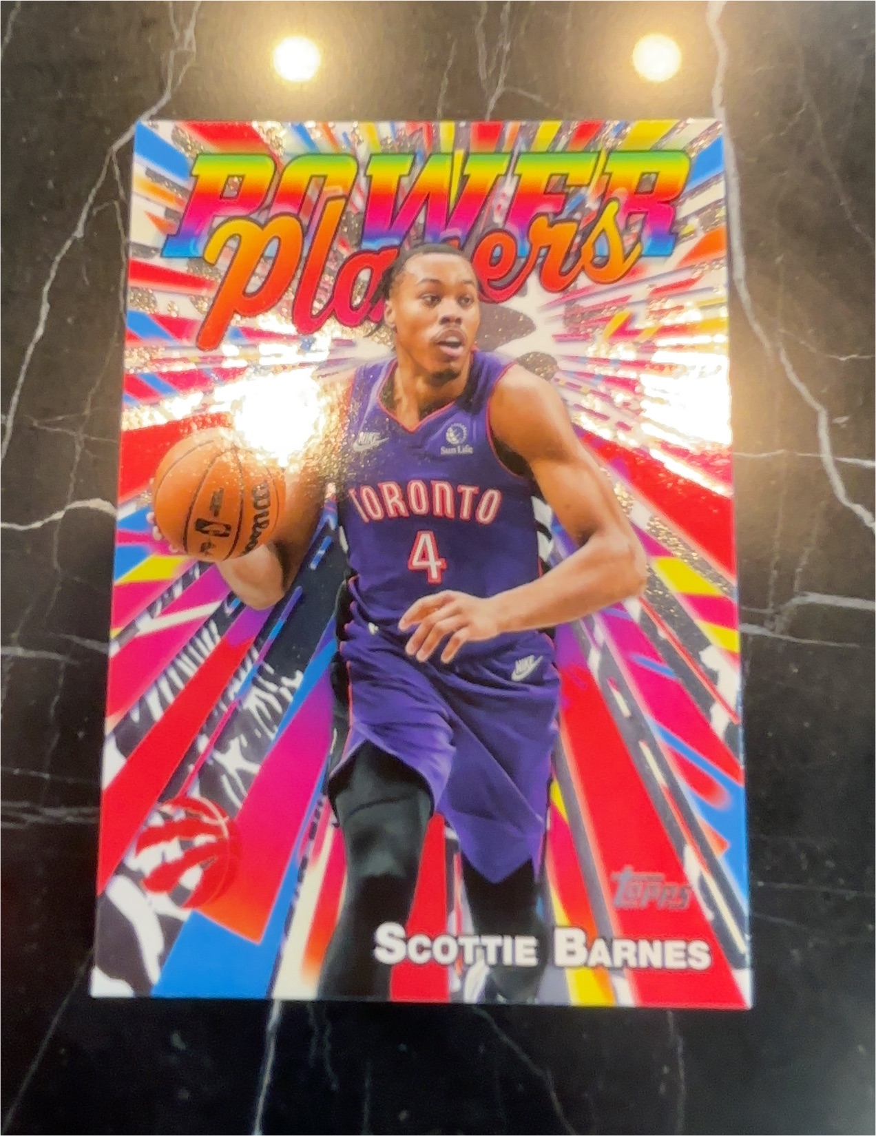 2022 Topps Power Players Scottie Barnes — front