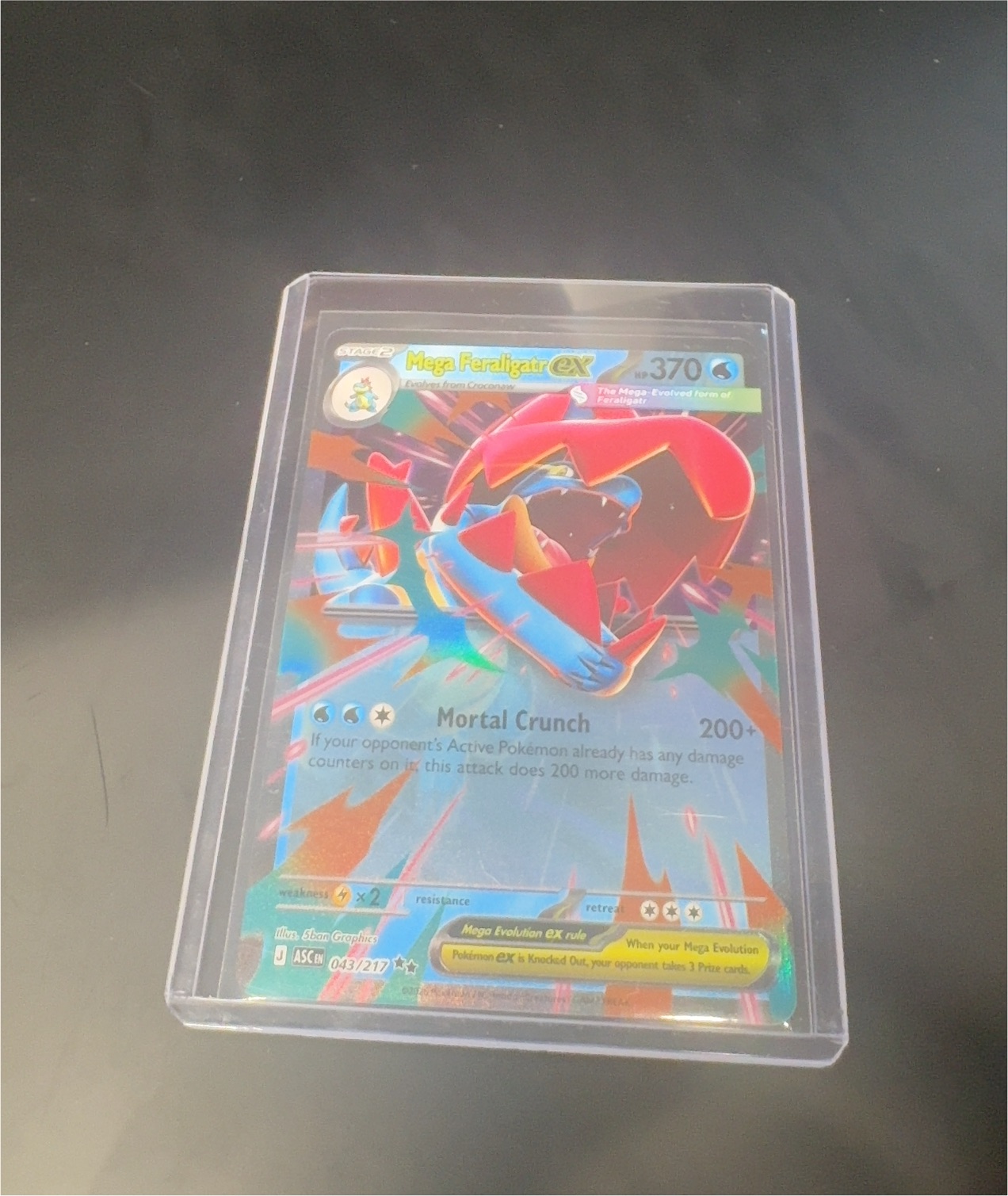2026 Pokémon Mega Evolution—Ascended Heroes #043 Mega Feraligatr ex — front