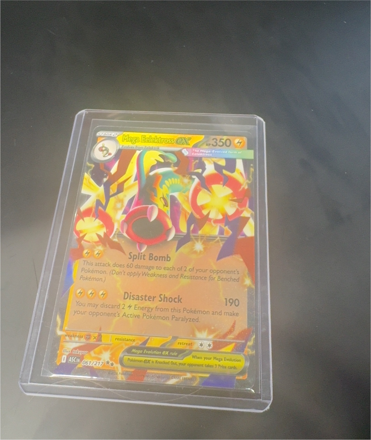 2025 Pokémon #061 Mega Eelektross ex — front