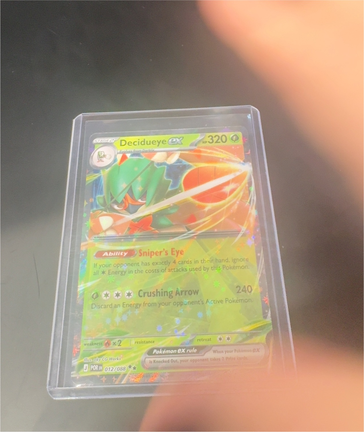 2026 Pokémon Mega Evolution—Perfect Order #012 Decidueye ex — front