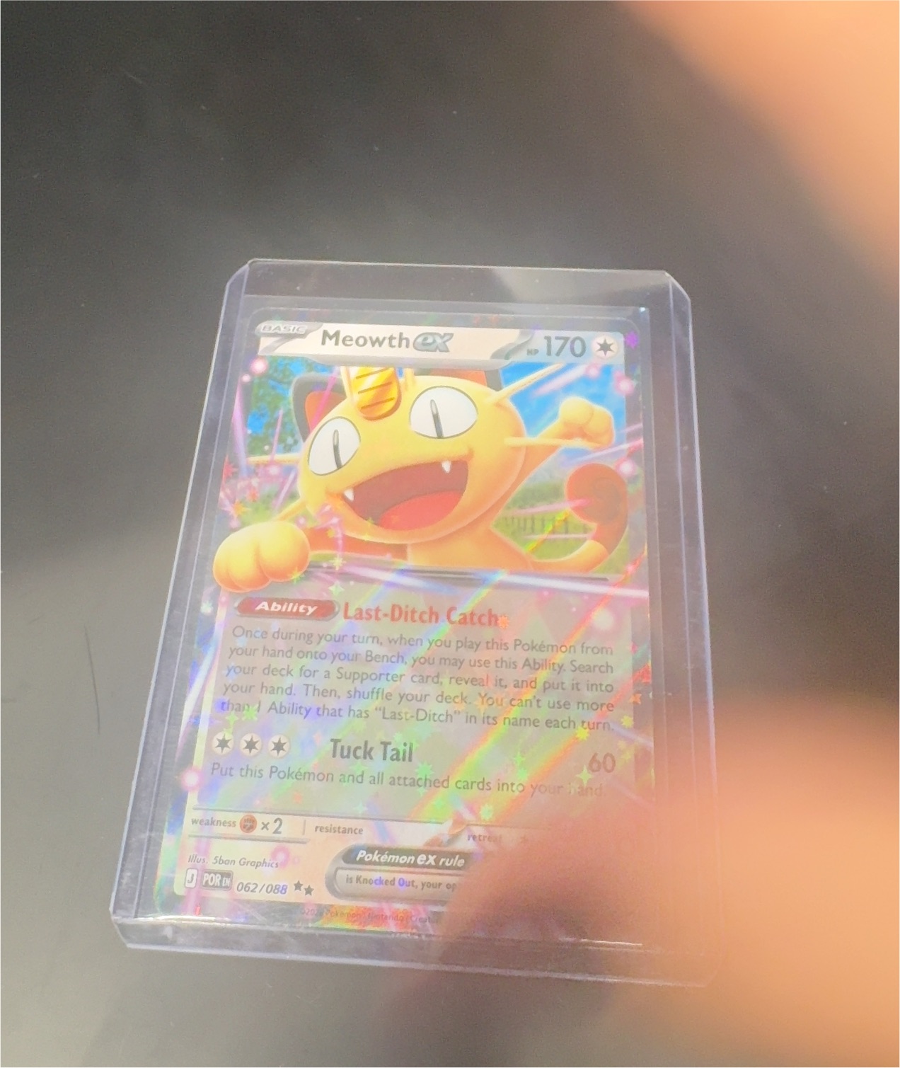 2026 Pokémon Perfect Order #062 Meowth ex — front