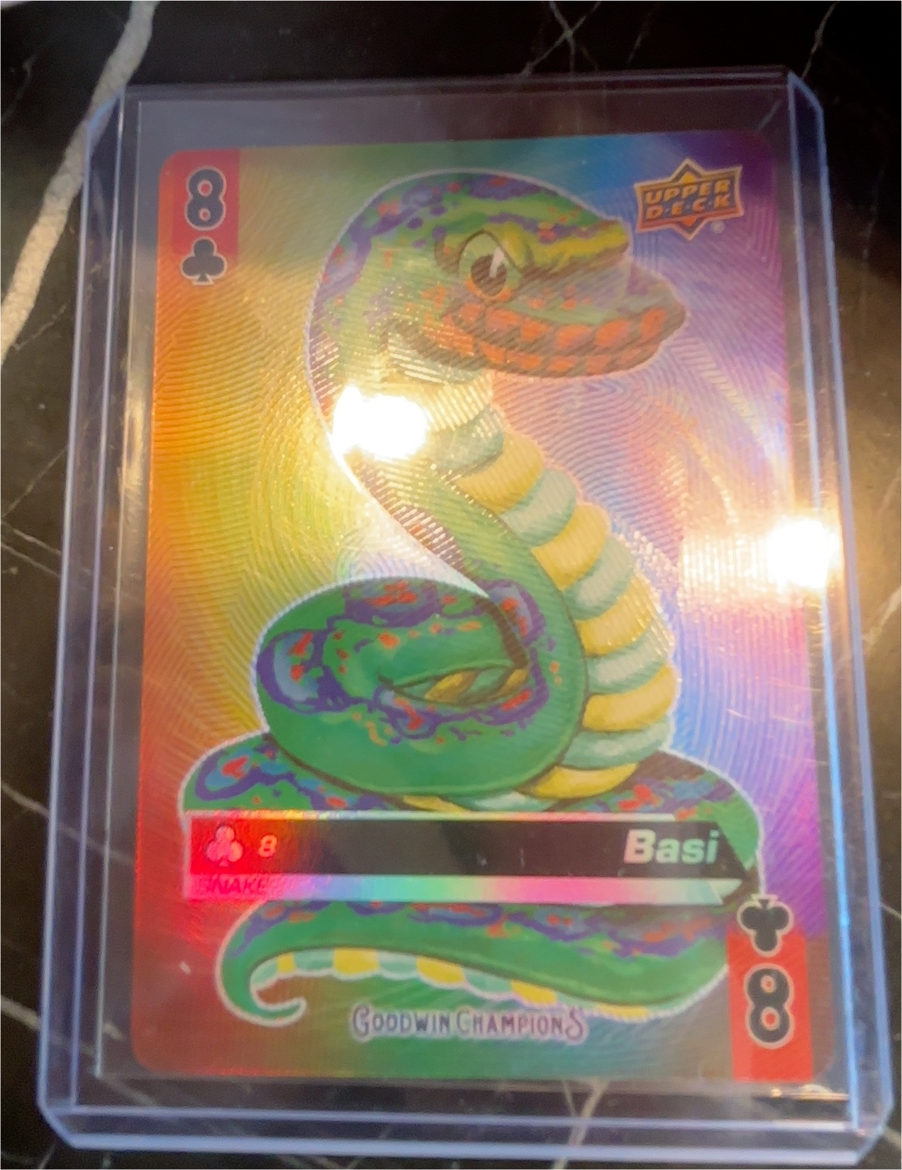2021 Upper Deck Goodwin Champions PC-8 Basilisk — front