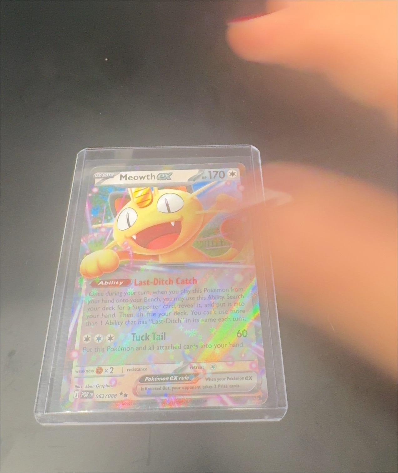 2026 Pokémon Meowth ex #062 — front