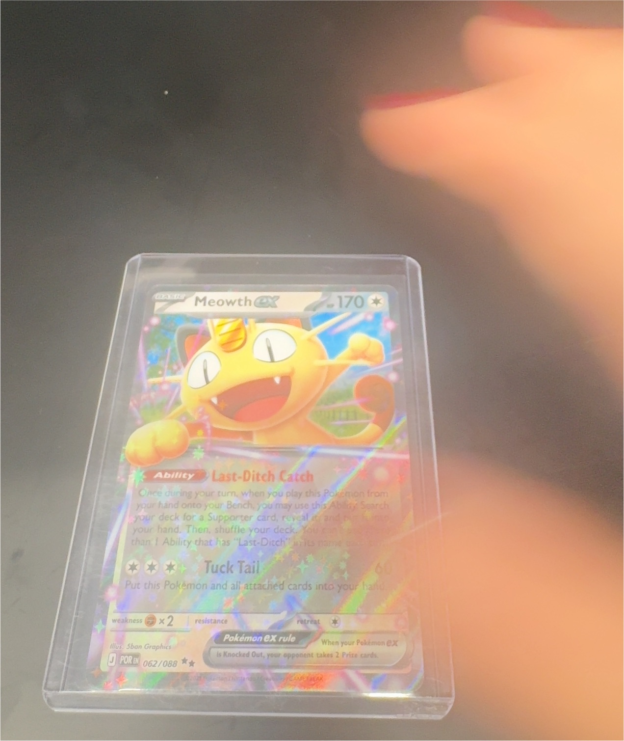 2025 Pokémon #062 Meowth ex — front