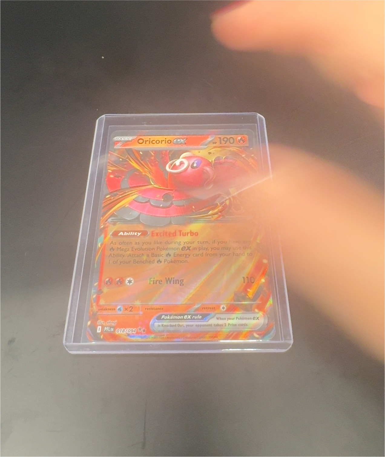 2024 Pokémon #018 Oricorio ex — front