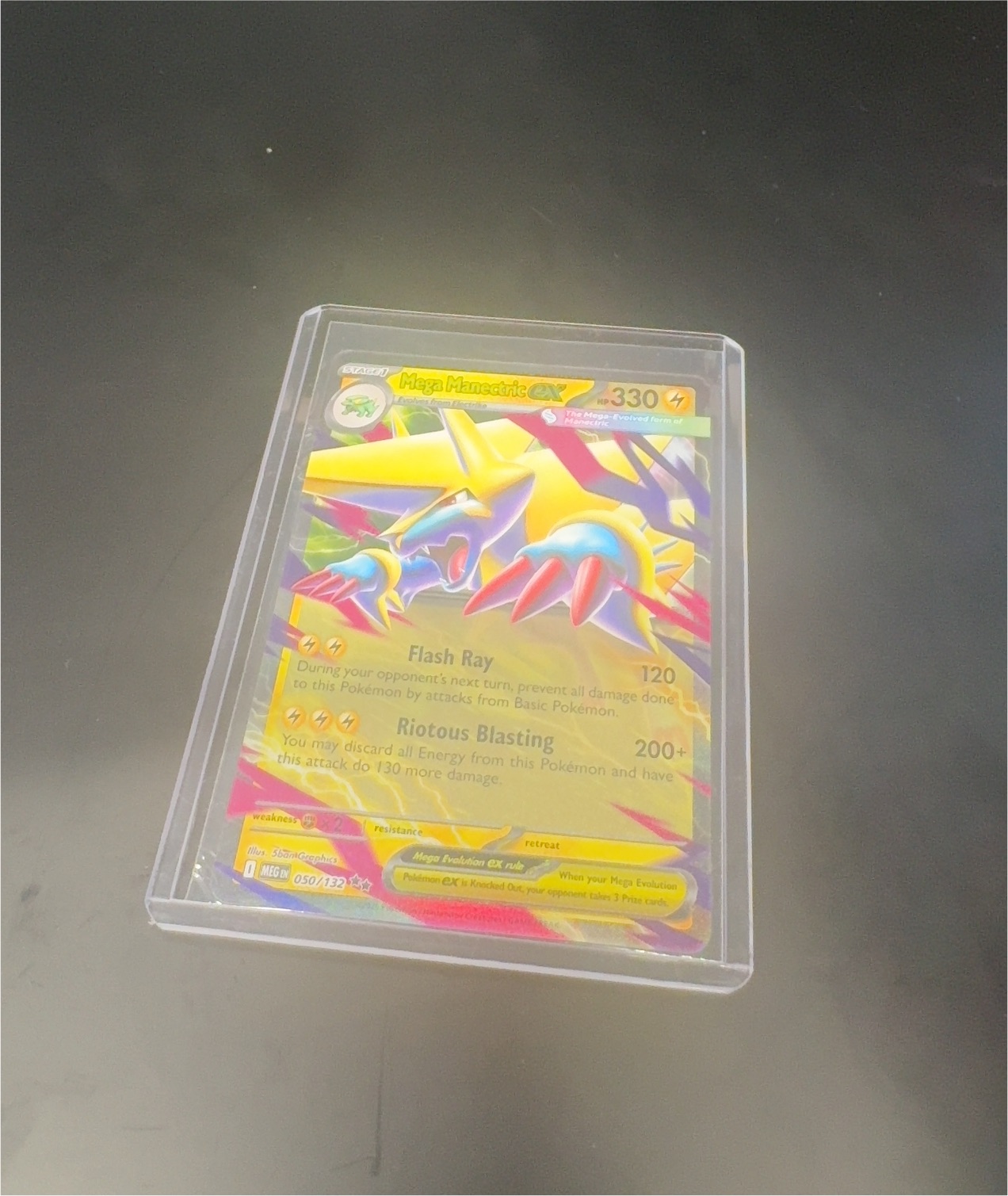 2025 Pokémon Mega Evolution #050 Mega Manectric ex — front