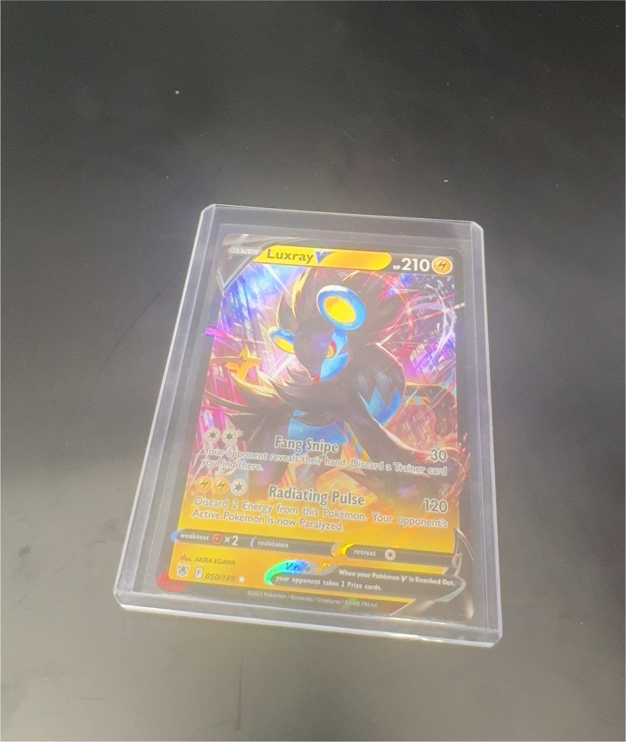 2022 Pokémon Astral Radiance #050 Luxray V — front