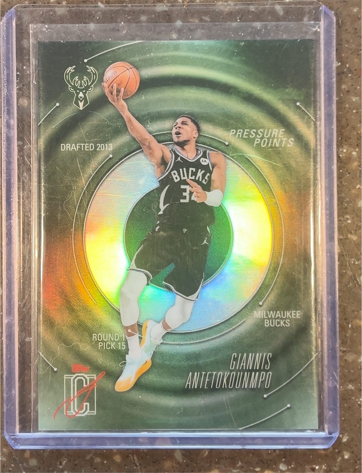 2013 Panini Momentum #106 Giannis Antetokounmpo — front