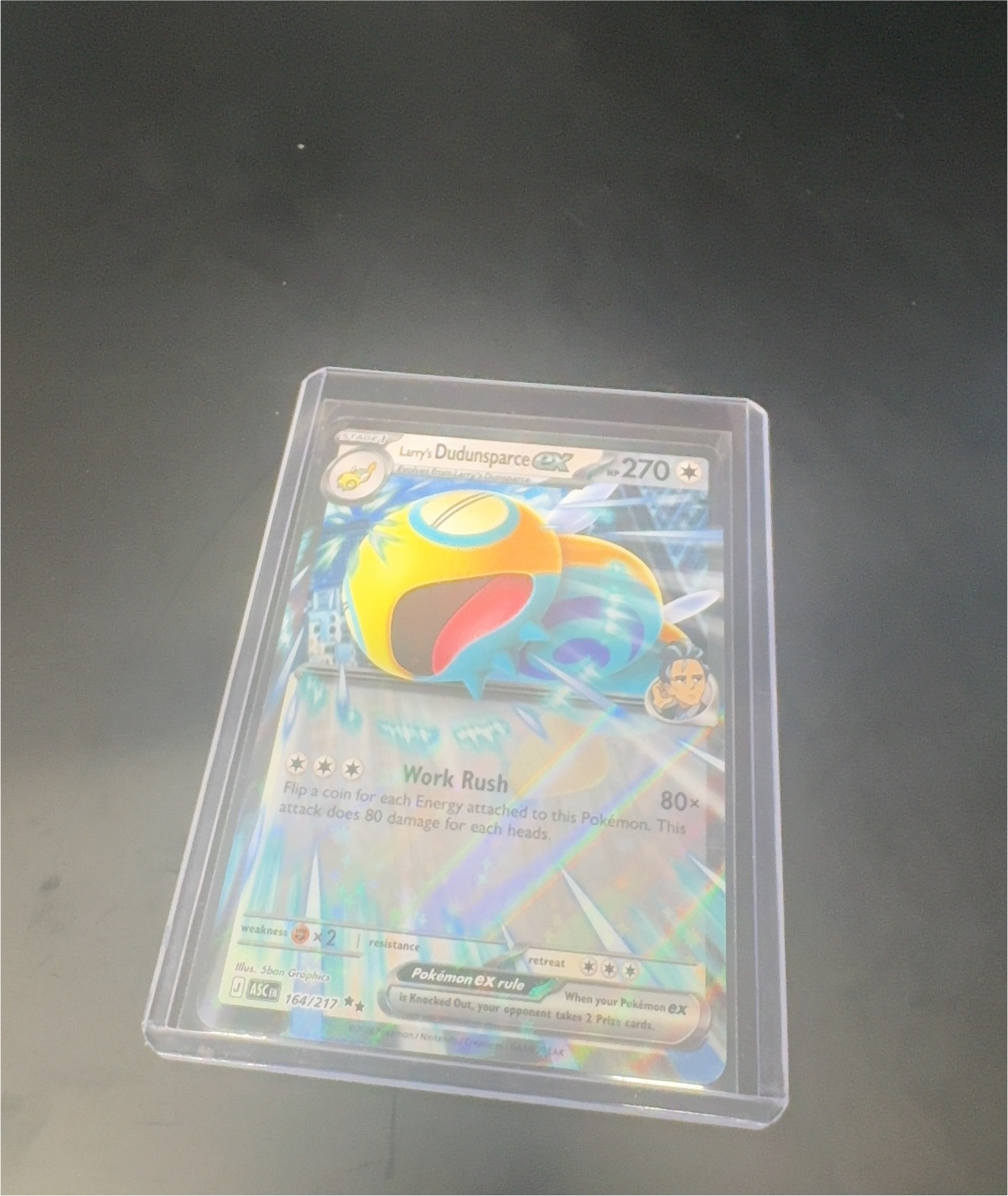 2025 Pokémon Destined Rivals #164 Lana's Dudunsparce ex — front